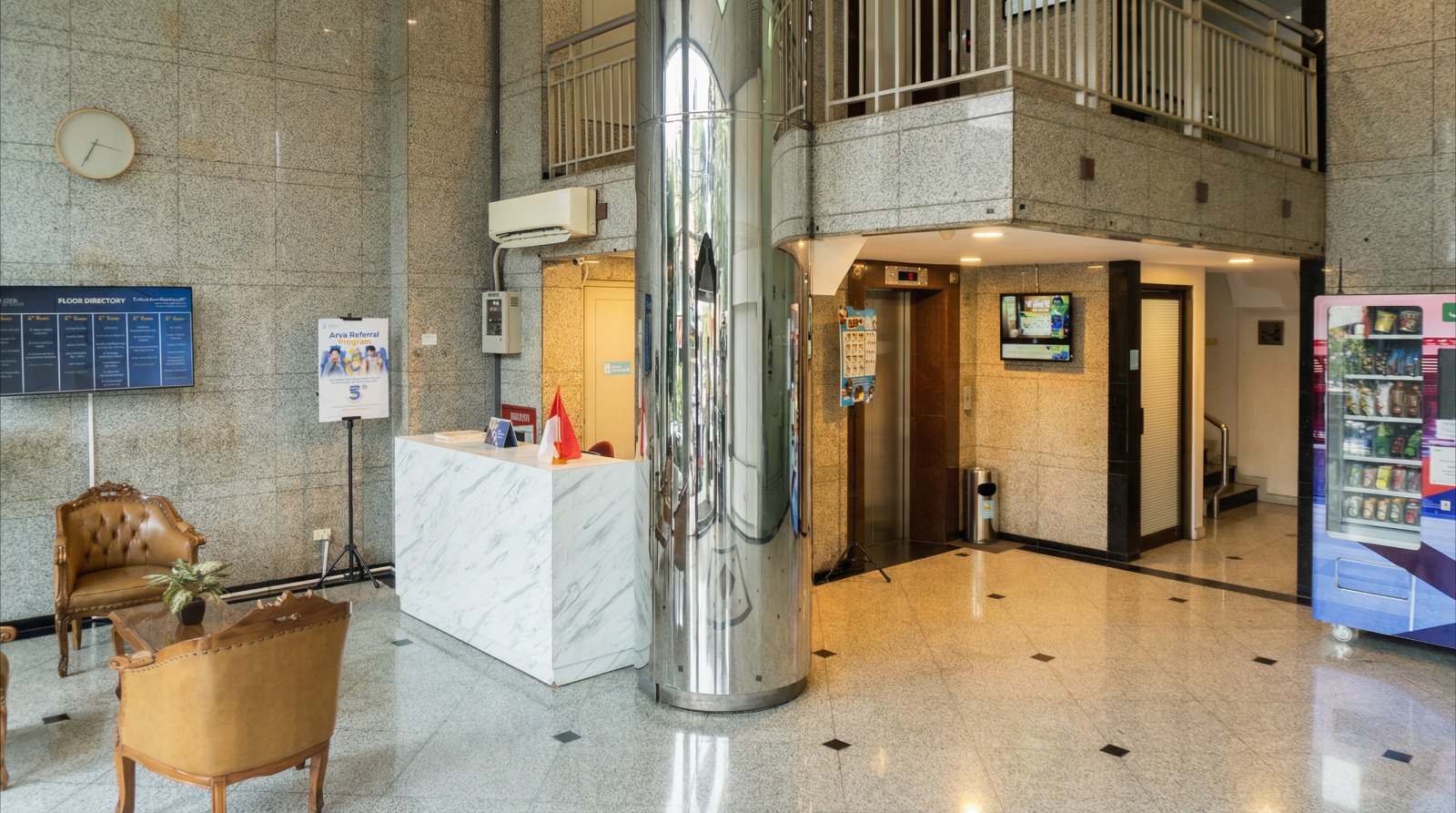 Lobby ARVA Building Gondangdia