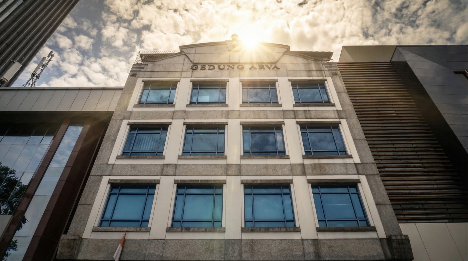 Tampak luar ARVA Building Gondangdia