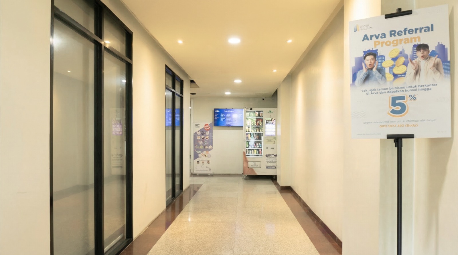 Tampak dalam ARVA Building Cikini